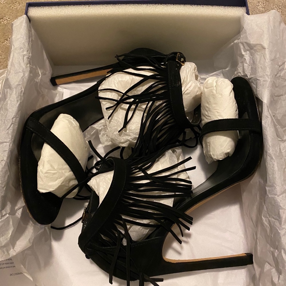 Stuart Weizman Nudist Heels Size 7 - image 2